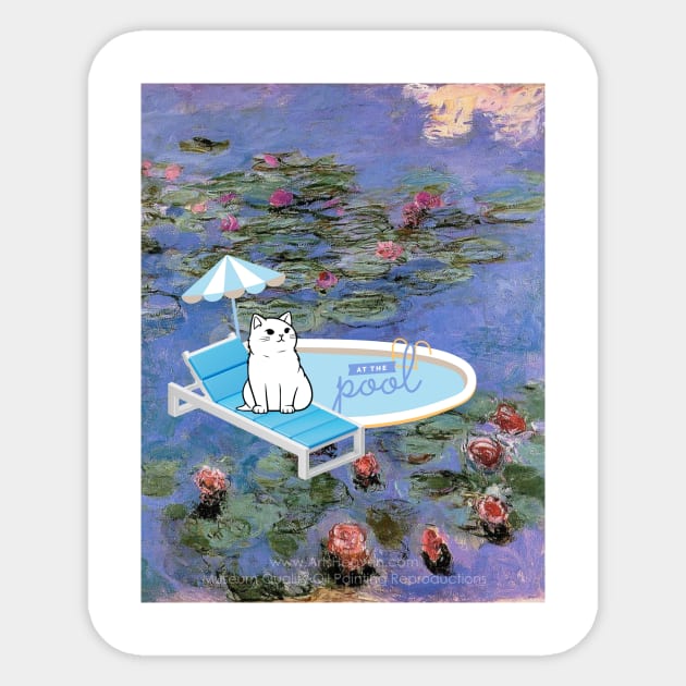 Summer vibes at the pond Sticker by AngelicaBO